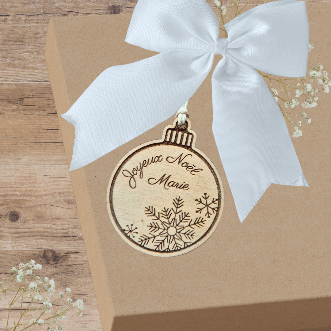 Étiquette cadeau personnalisée - Fêtes