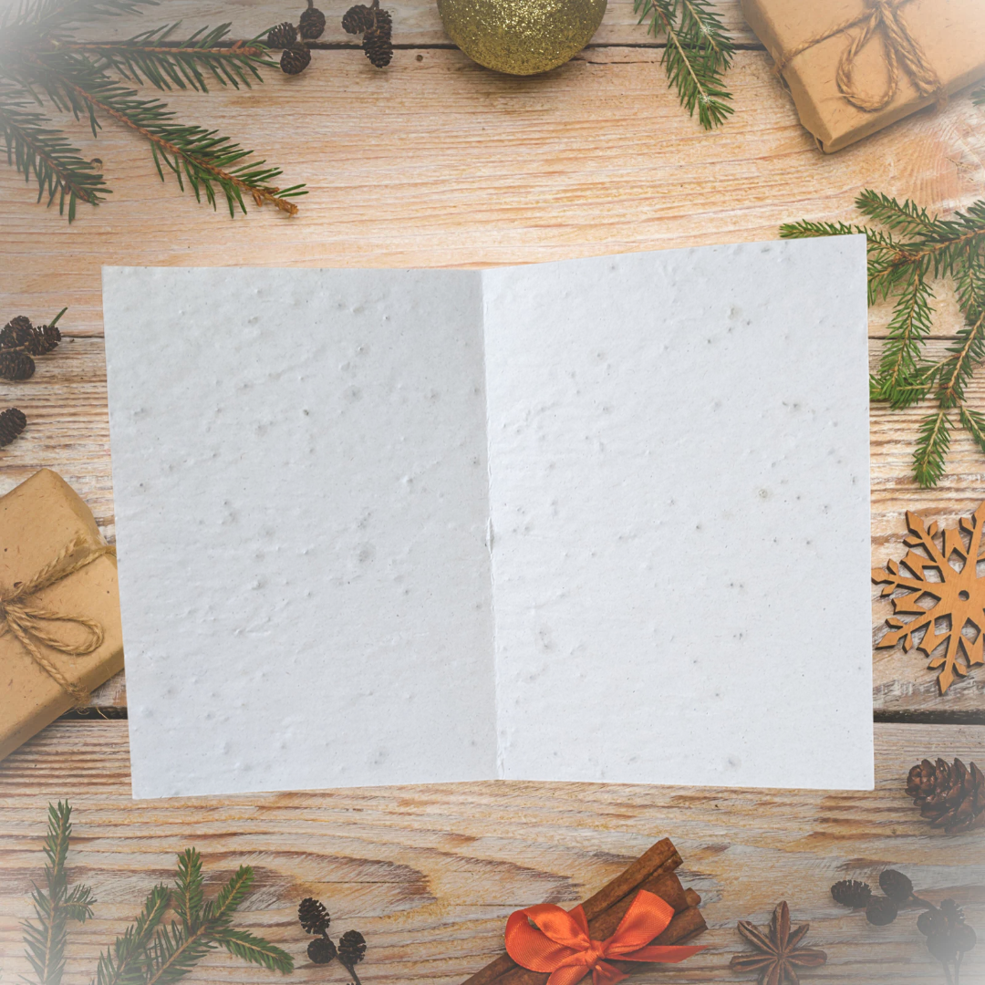 Carte à planter Joyeuses fêtes ma super ATSEM personnalisable