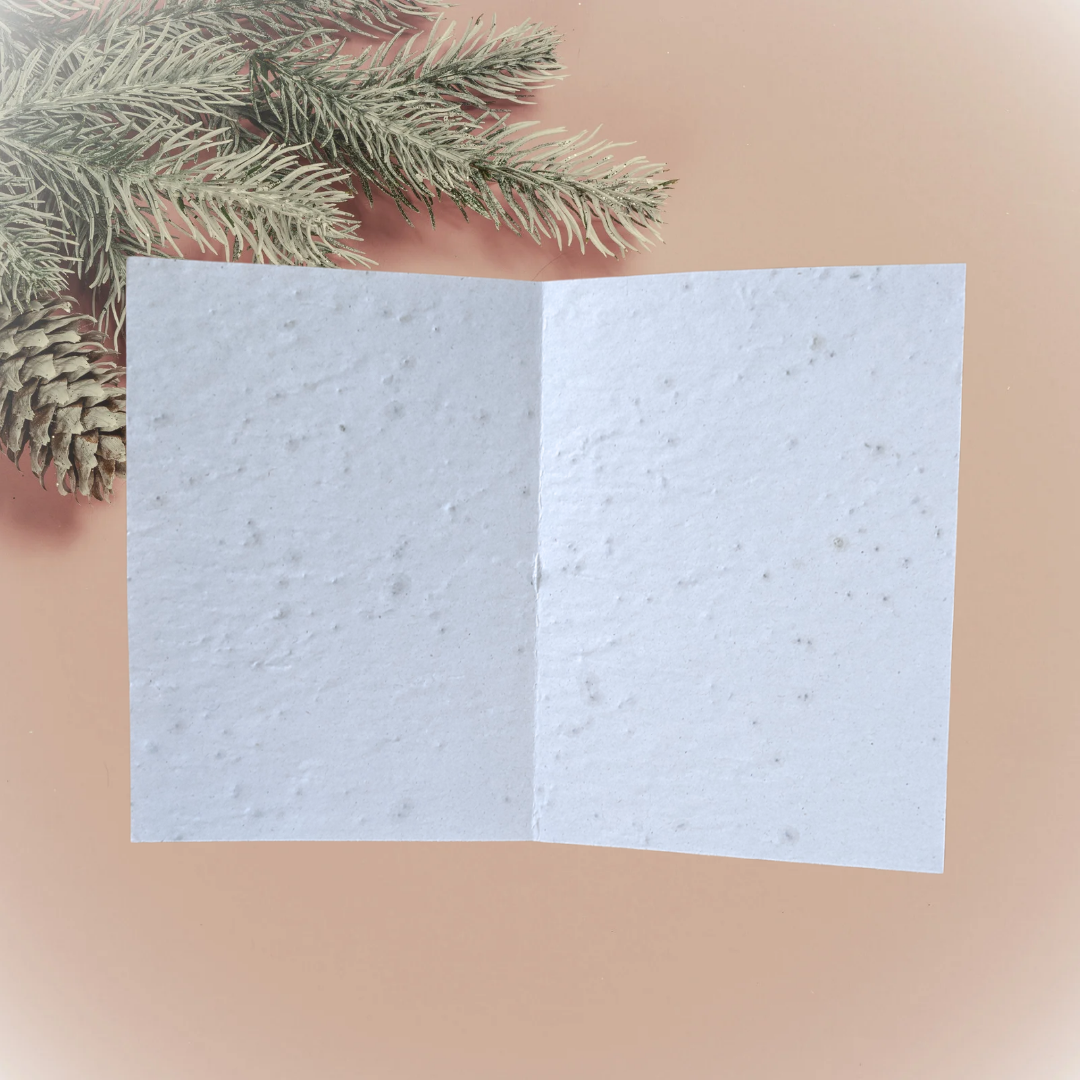 Carte à planter Meilleurs voeux personnalisable