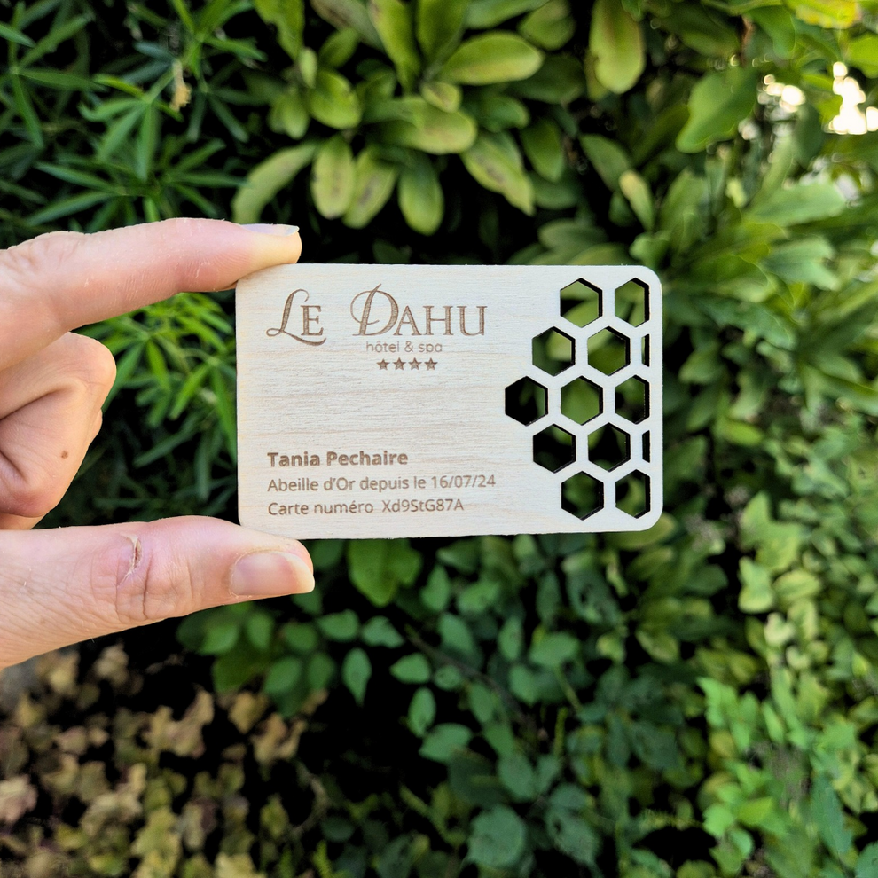 Une carte de fidélité personnalisée