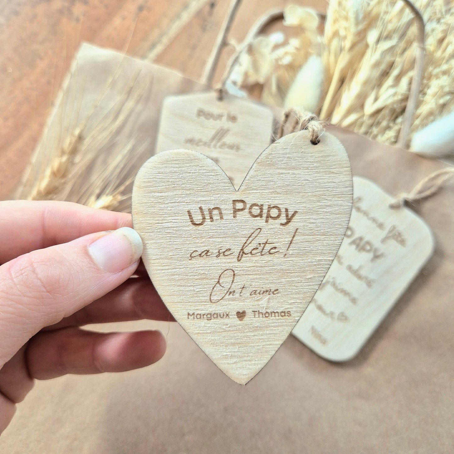 Étiquette cadeau personnalisée Papy