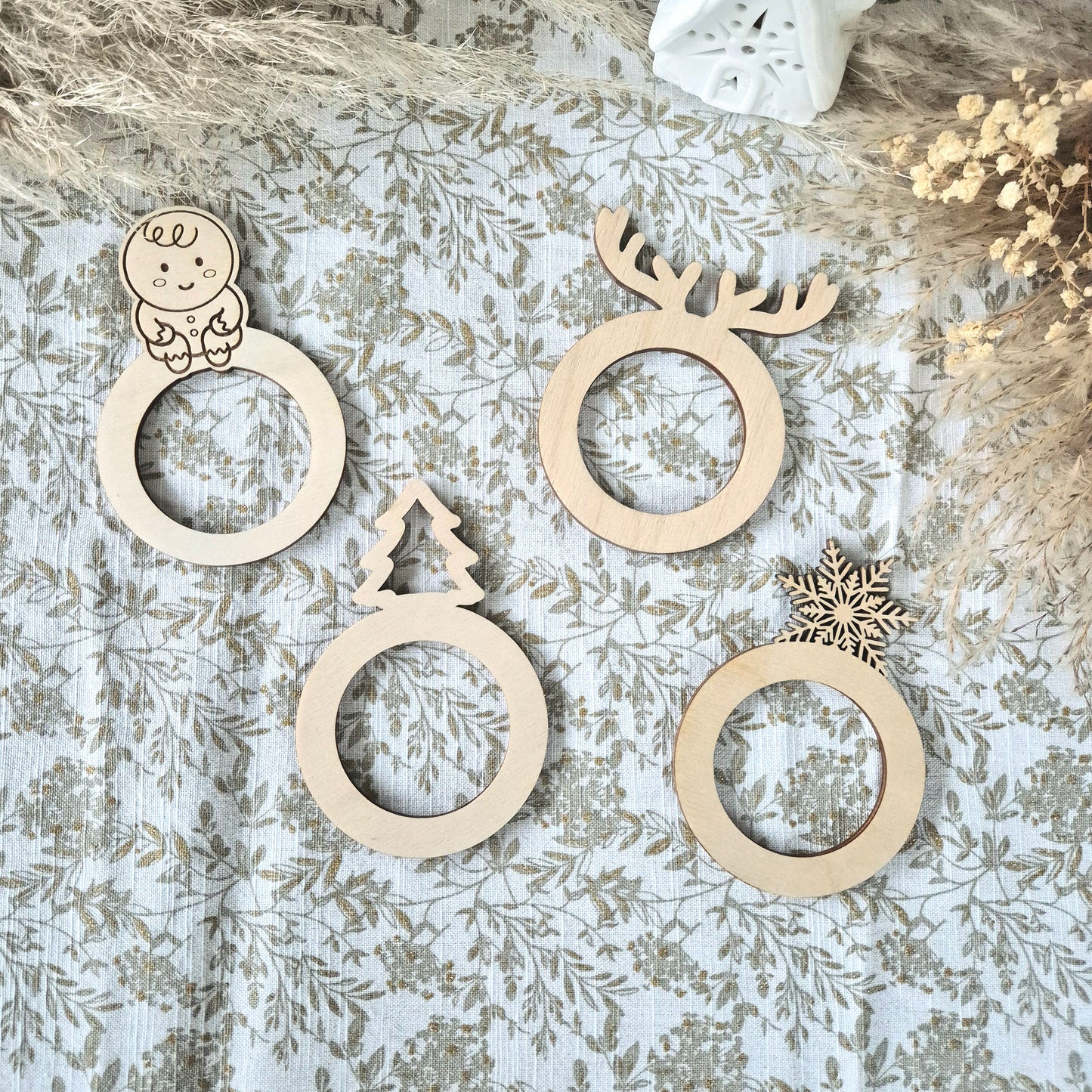 Ronds de serviette de fêtes - Les minimalistes