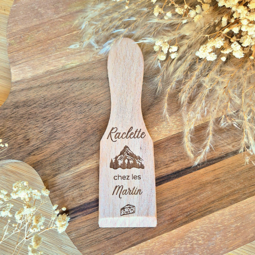 Spatule à raclette personnalisée