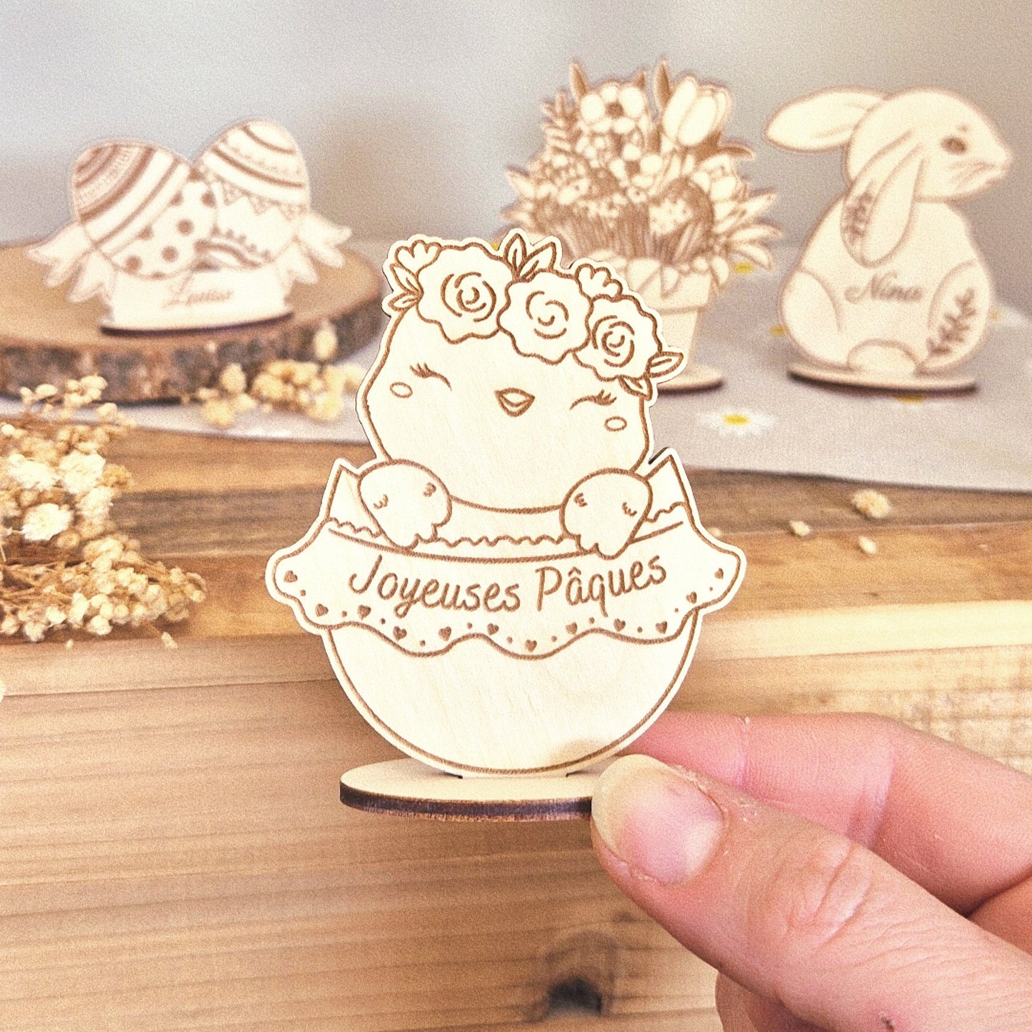 Marque place personnalisé - Pâques
