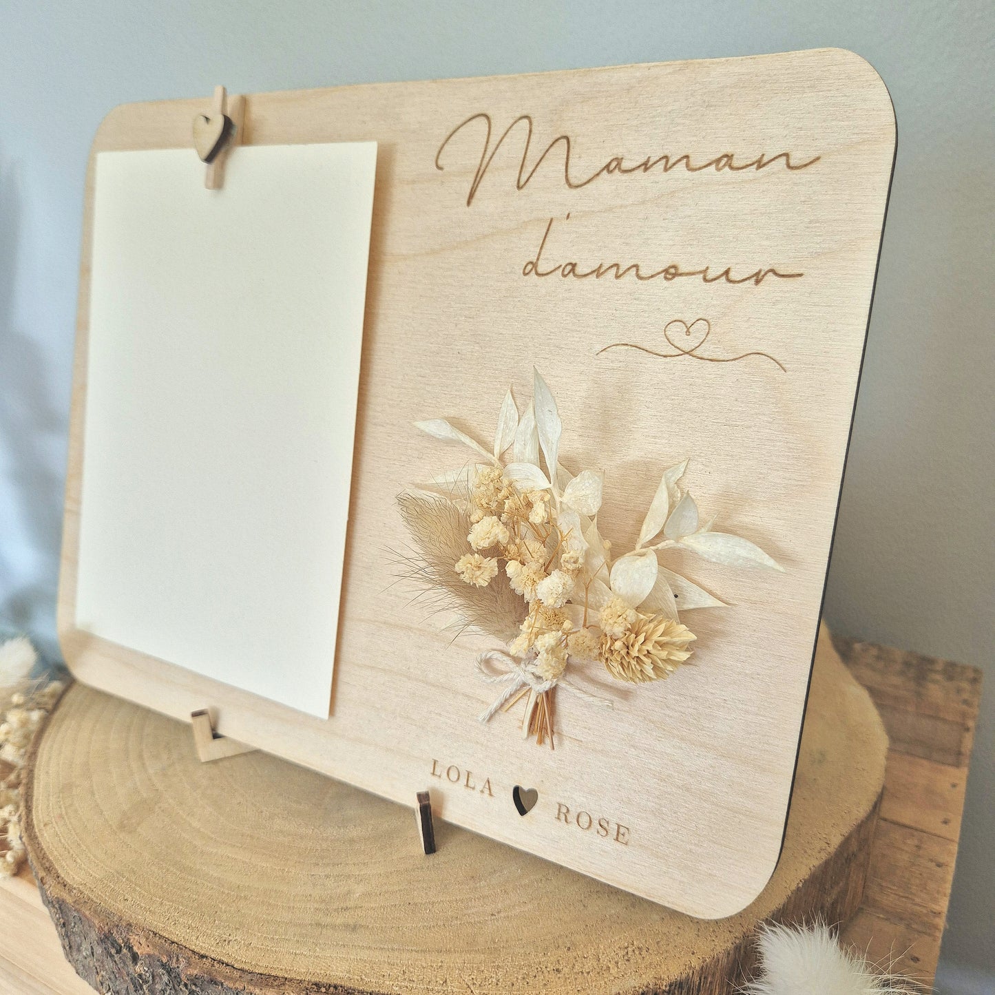Tableau photo fleuri personnalisé