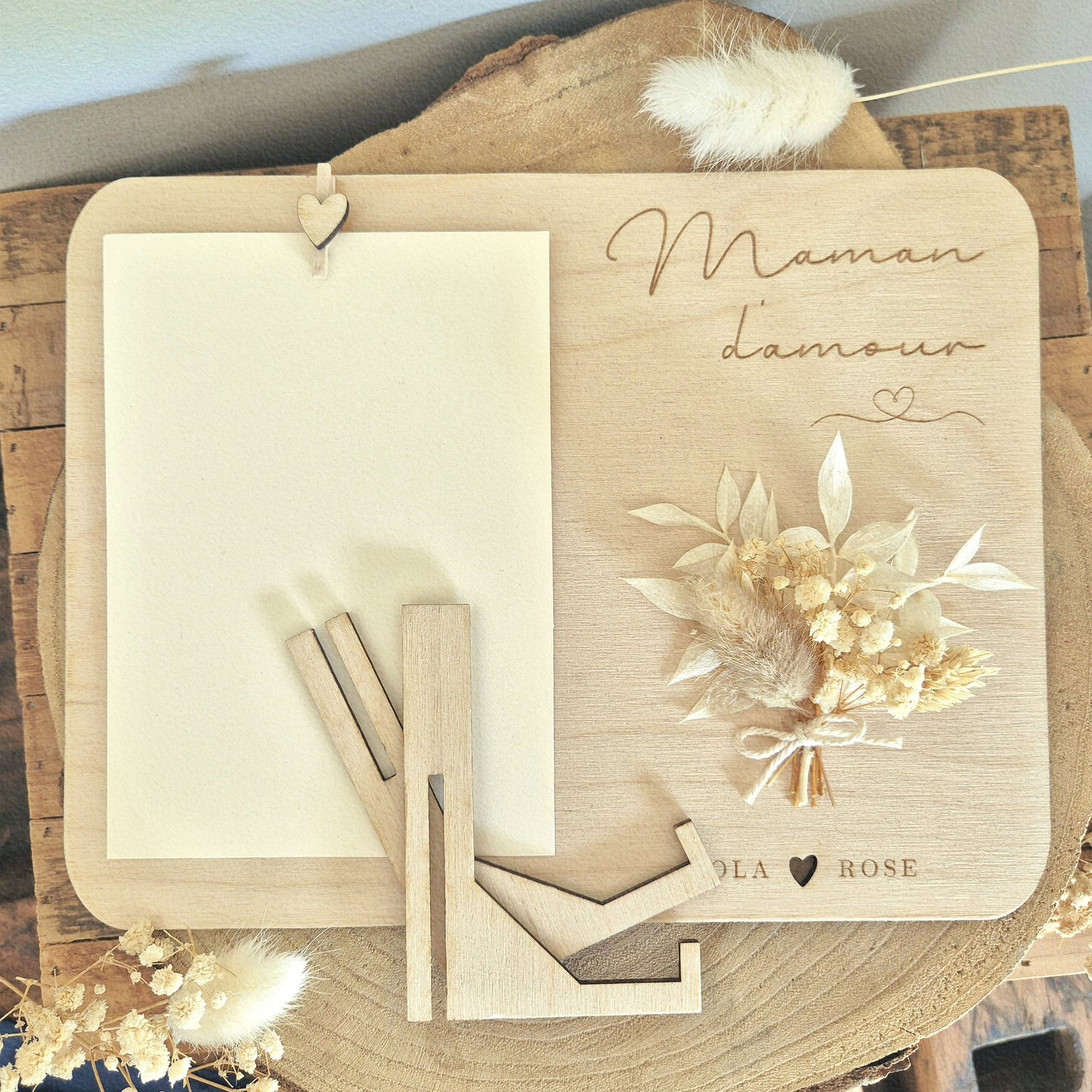 Tableau photo fleuri personnalisé