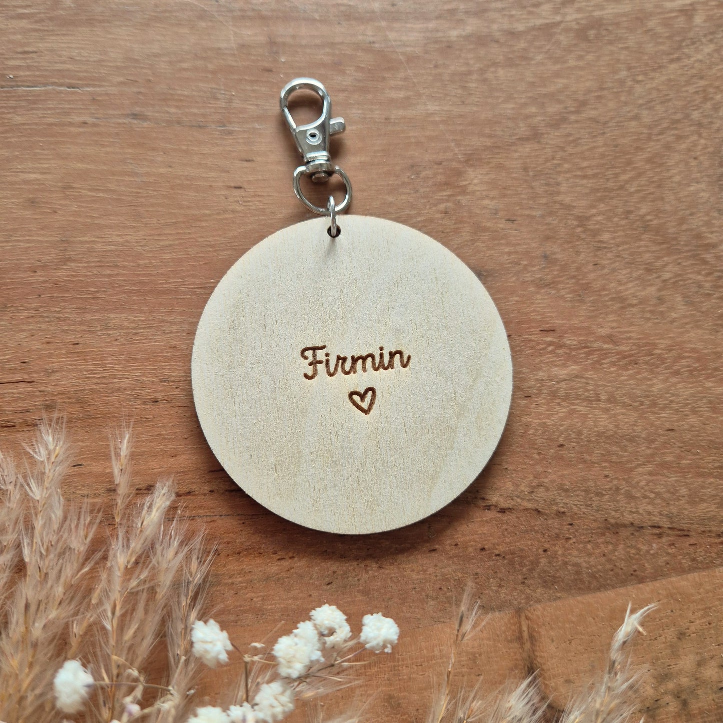 Porte-clés en bois personnalisé - Montagnes