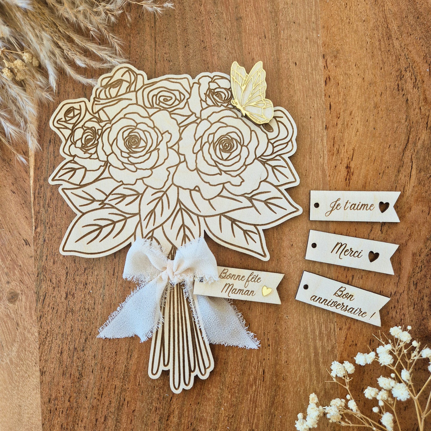 Bouquet éternel personnalisé