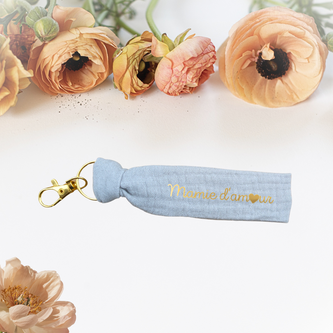 Porte-clés Mamie d'amour personnalisable