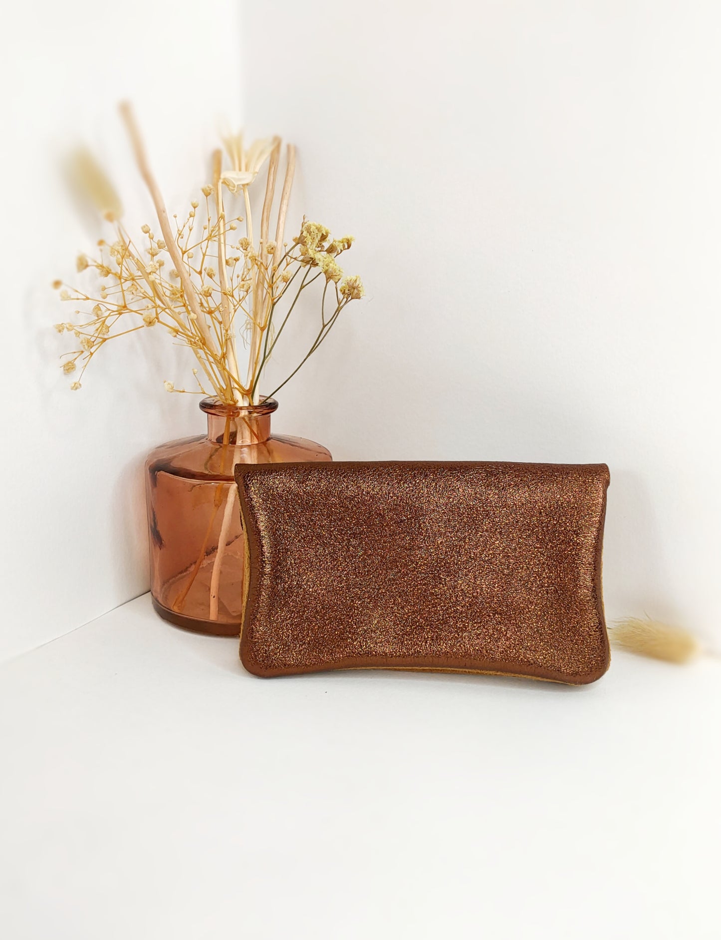 Porte-monnaie/cartes en cuir