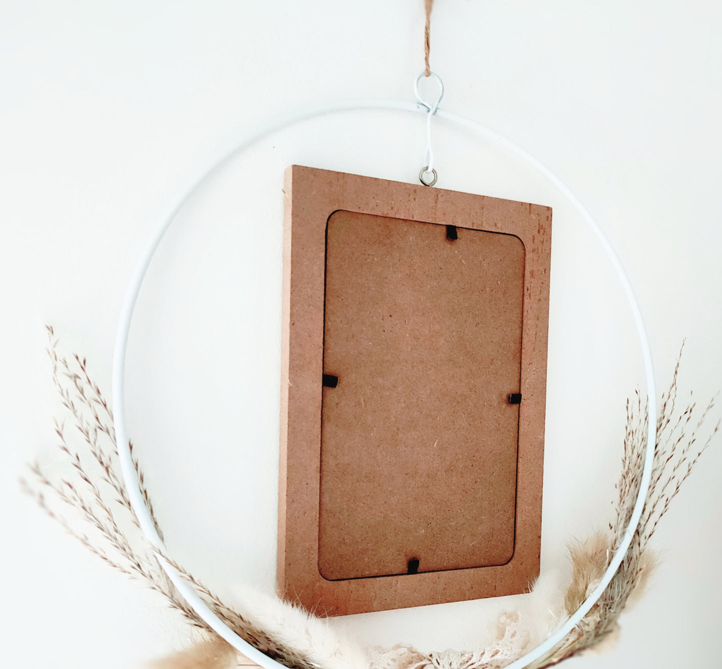 Suspension fleurs séchées "Famille" création artisanale