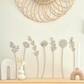 Fleurs décoratives en bois - À l'unité