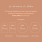 Sticker personnalisé nom de table - Mariage & Événement