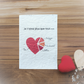 Carte à planter Je t'aime plus que tout... Personnalisable