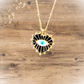 Collier coeur oeil boho