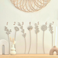 Fleurs décoratives en bois - À l'unité