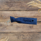 Porte-clés Papounet - coton bleu marine, texte blanc ou noir - personnalisable