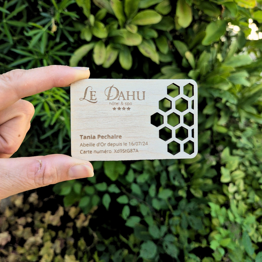 4 cartes de fidélités personnalisées
