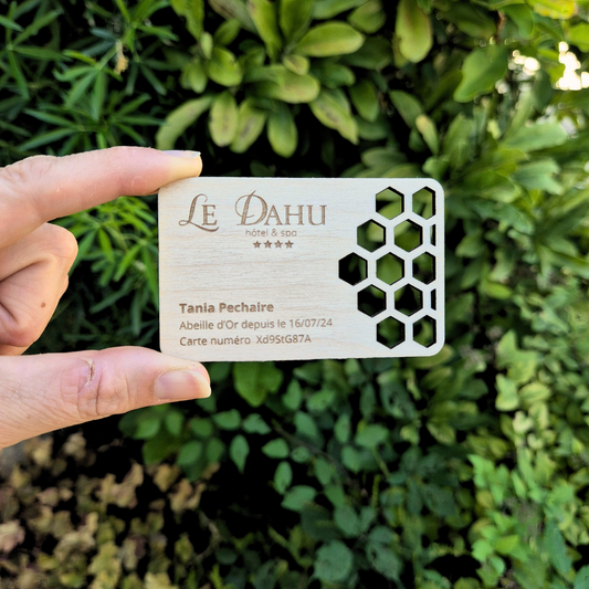 5 cartes de fidélités personnalisées