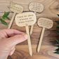 Décoration pour plante - Message personnalisable
