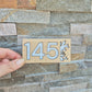 Plaque décorative numéro adresse