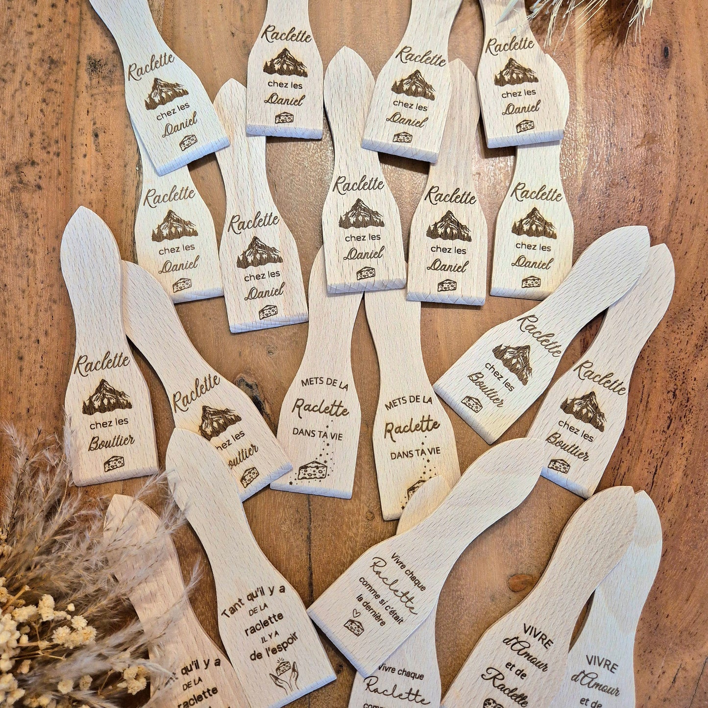 Spatule à raclette personnalisée