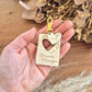 Porte-clés Mamie cœur en bois personnalisé