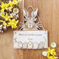 Pancarte lapin de Pâques personnalisée