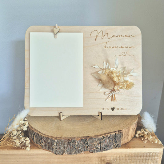 Tableau photo fleuri personnalisé