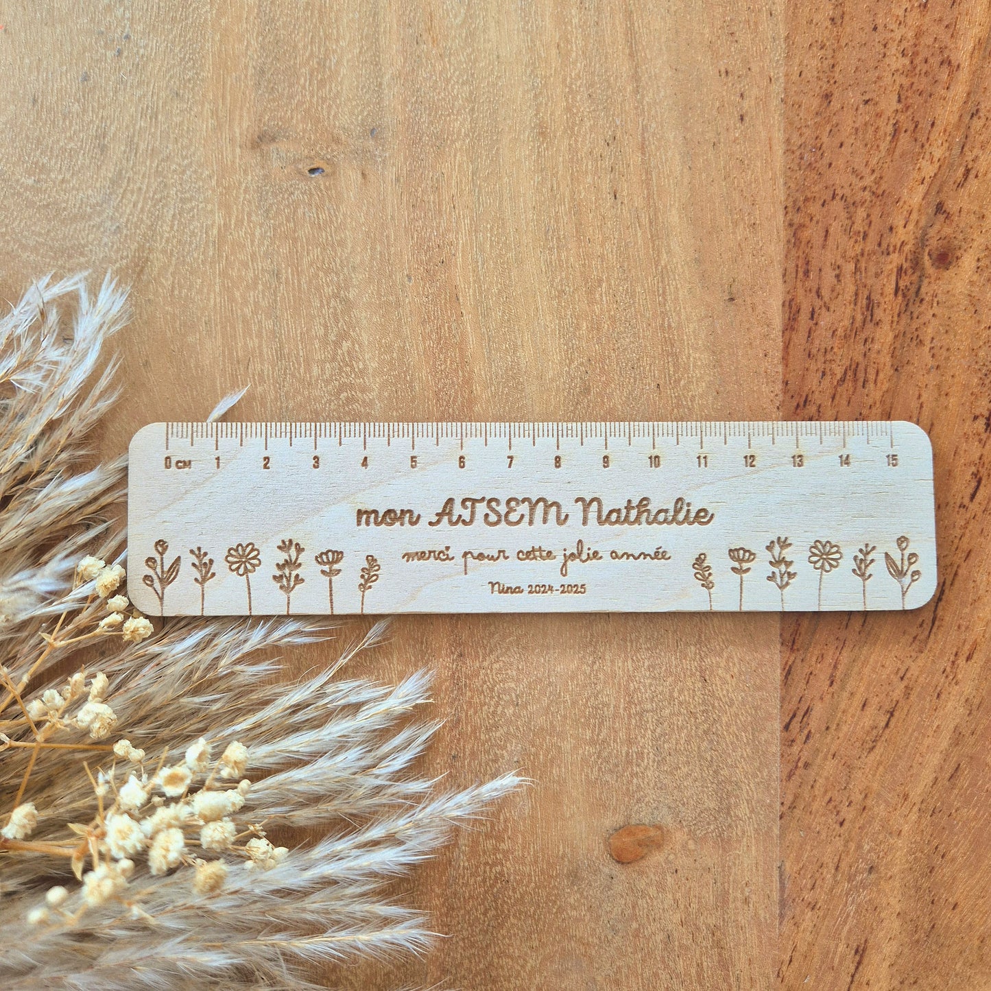 Règle personnalisée cadeau maîtresse/maître/ATSEM