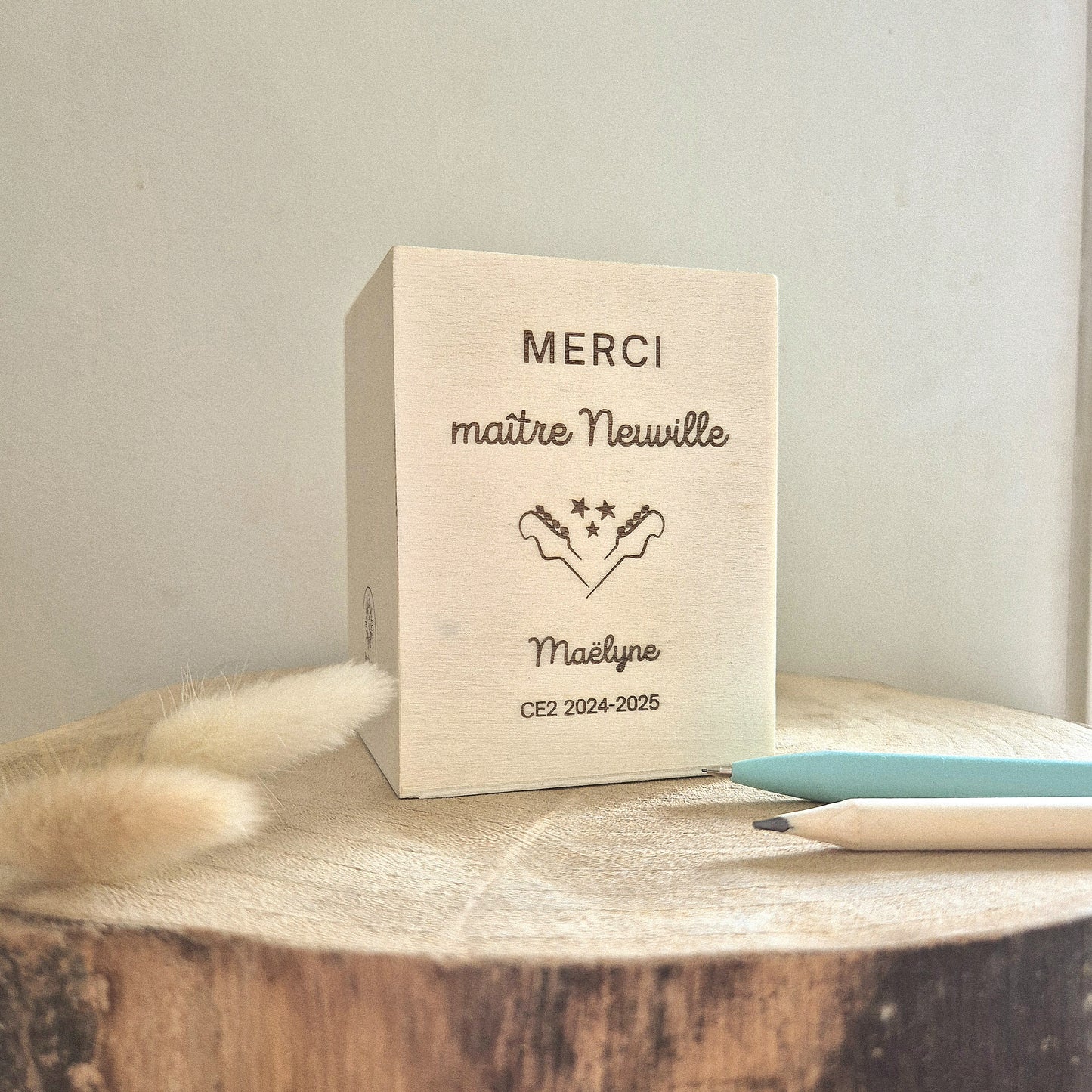 Pot à crayons personnalisé