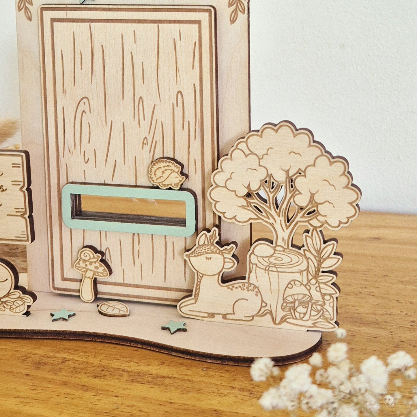 Mini porte à messages magiques personnalisée - Forêt des songes