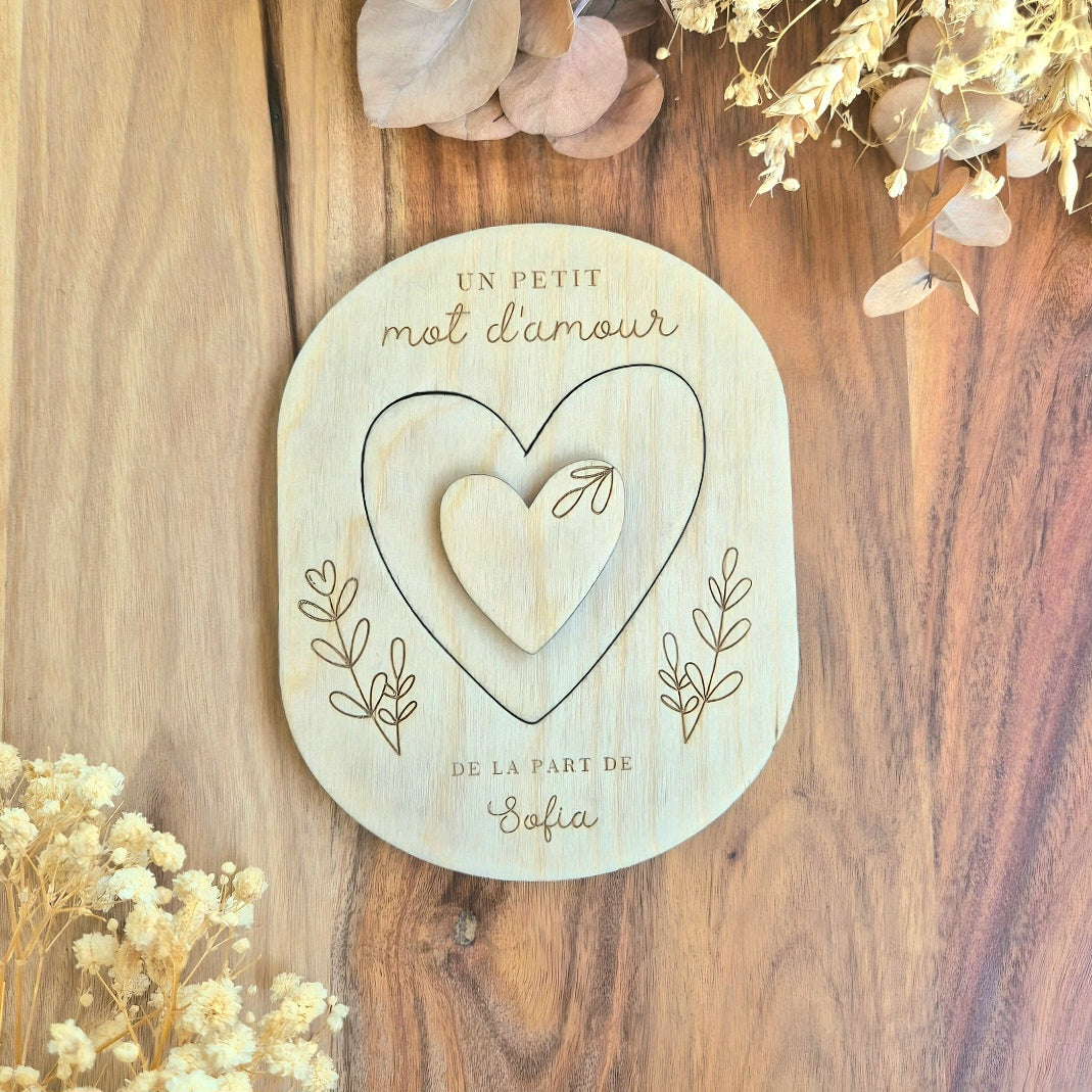 Carte surprise cadeau Papy personnalisée