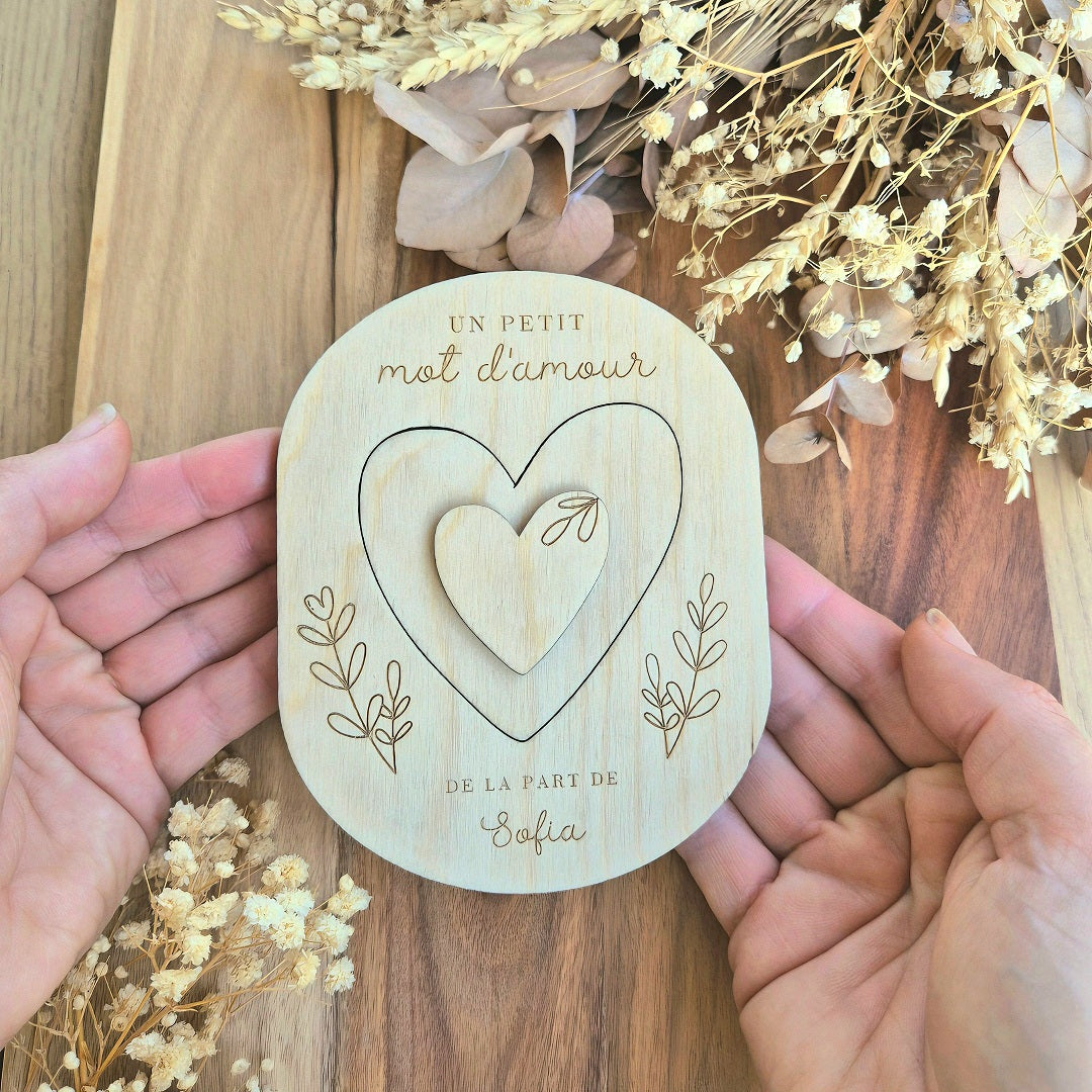 Carte surprise cadeau Papy personnalisée