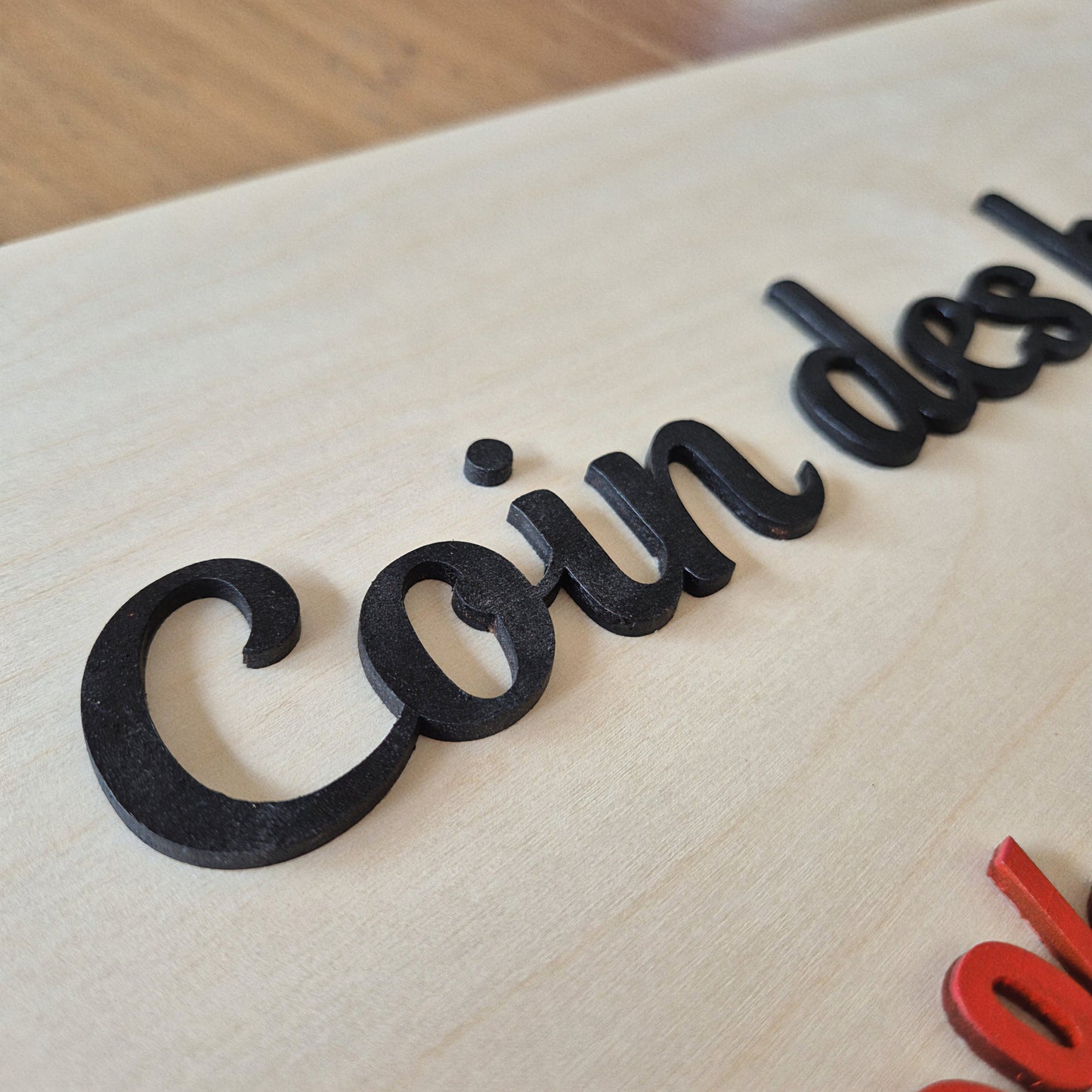 Pancarte sur-mesure pour boutique