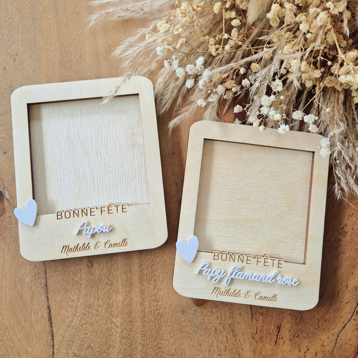 Magnet Polaroïd photo personnalisable - Cadeau / fête Papy