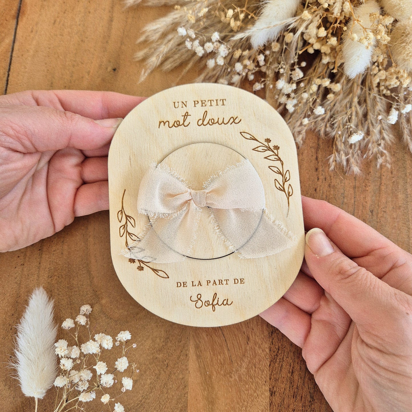 Carte surprise demande marraine personnalisée