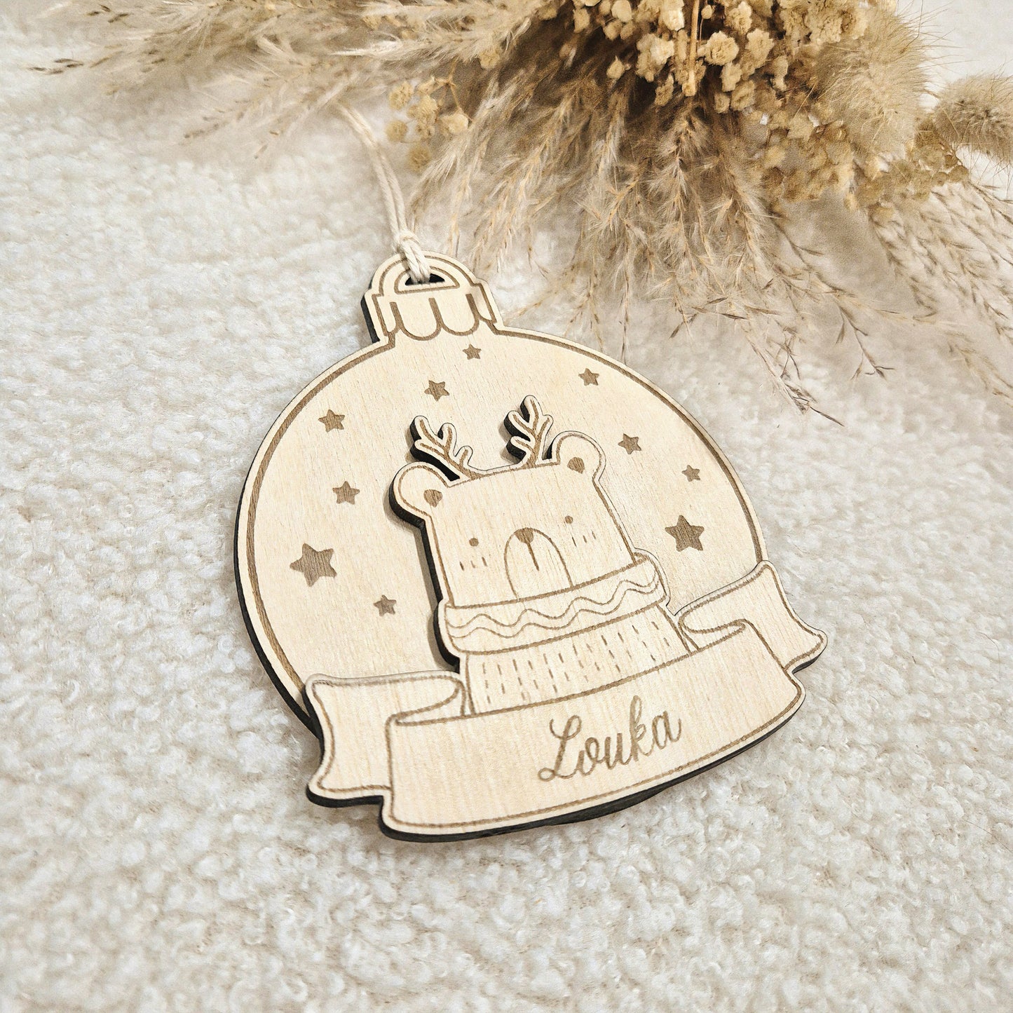 Suspension personnalisée ourson