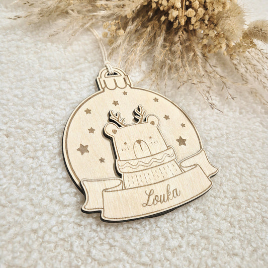 Suspension personnalisée ourson