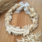 Couronne fleurs séchées personnalisée