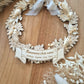 Couronne fleurs séchées personnalisée