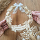 Couronne fleurs séchées personnalisée