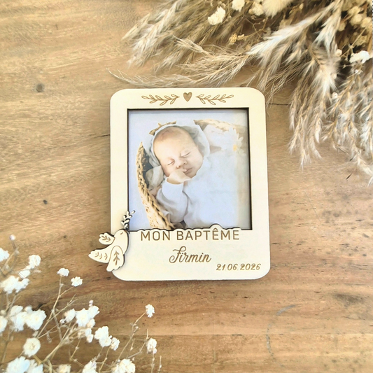 Magnet Polaroïd photo personnalisé - Baptême/communion...