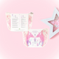 Trousse scintillante renard rose