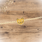 Bracelet doré chat