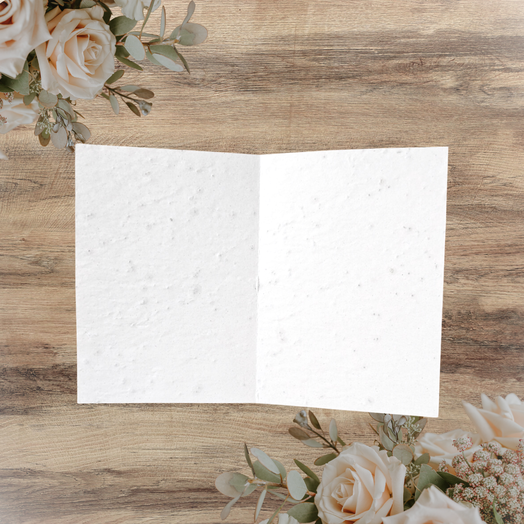 Carte à planter personnalisée Mariage
