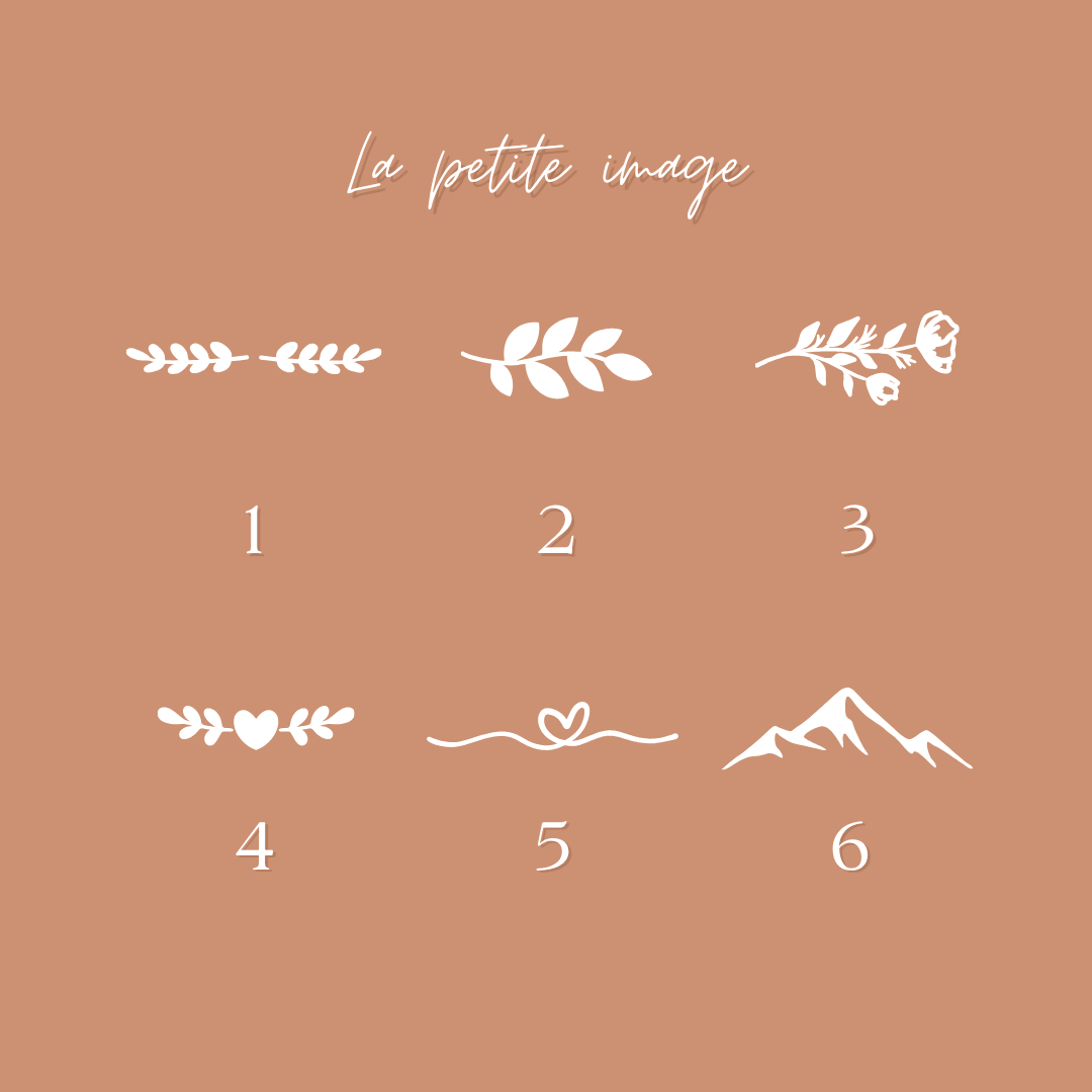 Sticker personnalisé nom de table - Mariage & Événement