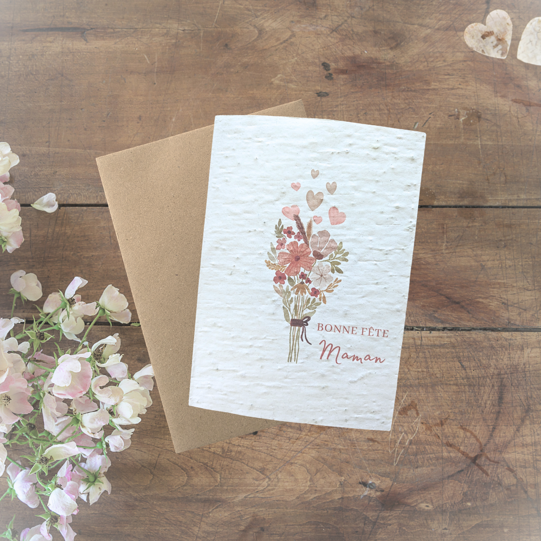 Carte à planter Bonne fête maman