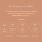 Sticker personnalisé nom de table - Mariage & Événement