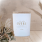 Bougie artisanale "Ma petite Maman d'amour"